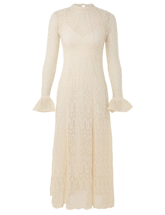 August Lace Knit Dress