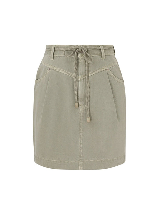 August Denim Utility Skirt