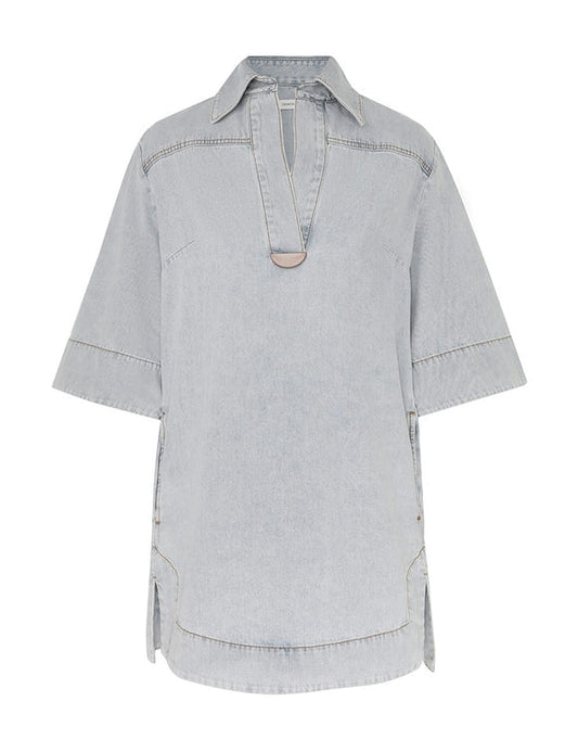 August Denim Tunic Dress