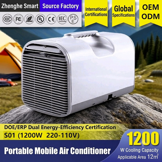 Source Manufacturer Portable Mobile Air Conditioner Outdoor Camping Home Single Cooling All-In-One Machine Without Outdoor Unit Mini Small Air Conditioner